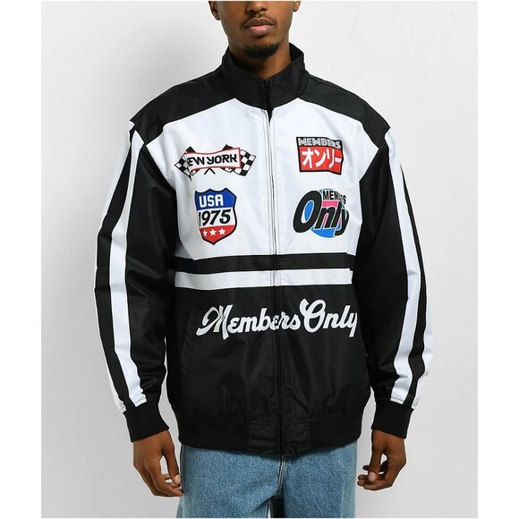 Members Only Other - Members Only Sport Multicolor Racing Windbreaker Jacket Men's Small New with Tag